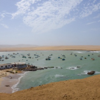 Desert and sea at Paracas